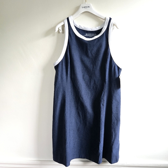 New Beyond Yoga Spacedye Outlines Navy/White Golf Tennis Pickleball Dress XL NWT - Picture 7 of 9